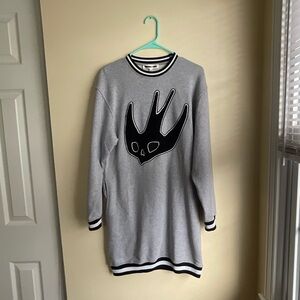 Alexander McQueen skull sweater dress